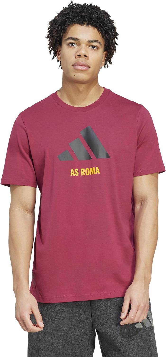 Adidas Mens As Roma Seasonal Graphic T-Shirt