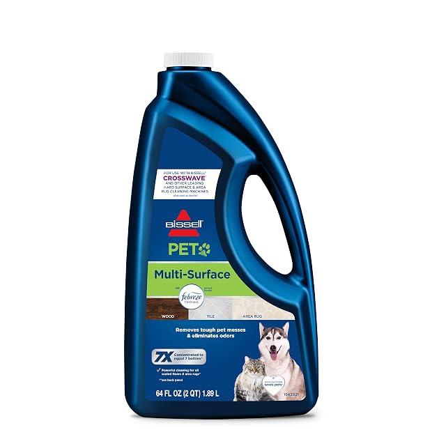 Bissell Multi-Surface Pet Formula with Febreze Freshness 22951 64 Fl Oz Use on Sealed Hard Floors and Area