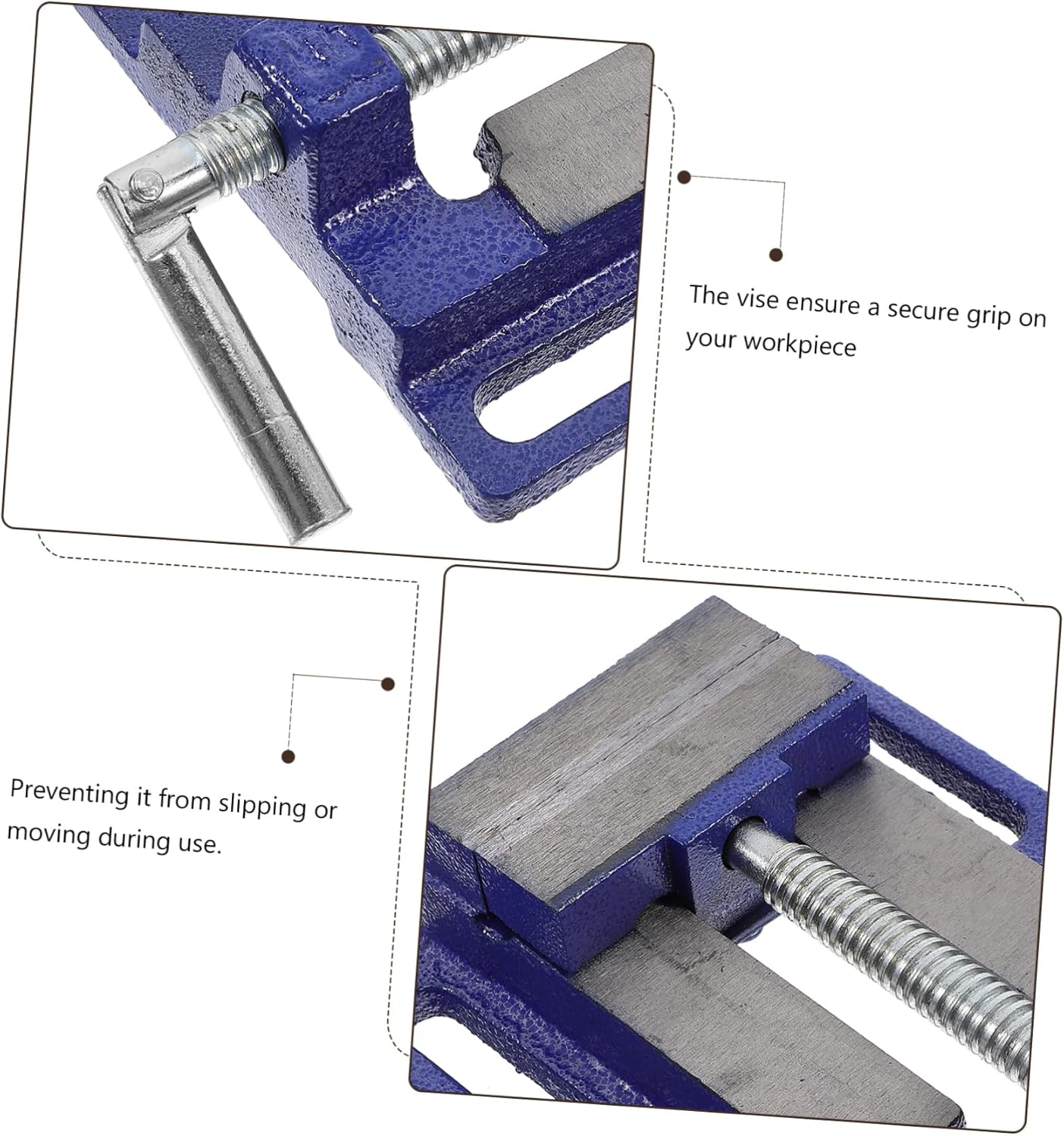 Drill Press Vise for Woodworking Jaw Clamp Table Vise for Bench Use Essential Tool for Accurate Milling and Drilling Tasks