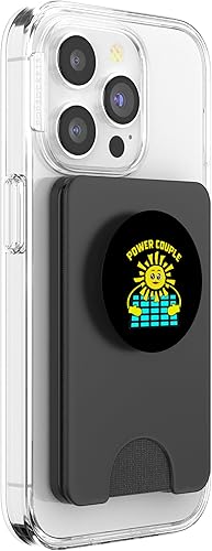 Miniatura 10 de Power Couple Sun and Solar Panel Energy PopSockets Swappable PopGrip