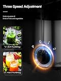 FOHERE Centrifugeuse Extracteur de Jus pour Fruits et Légumes 800W Max - 3