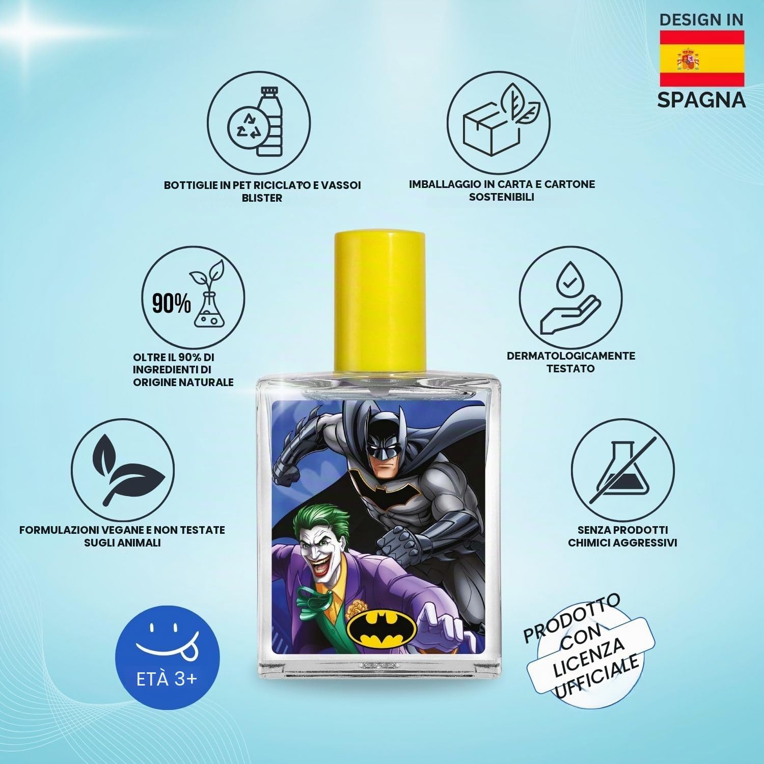 Batman & Joker - Eau de Toilette per bambini, 30 ml