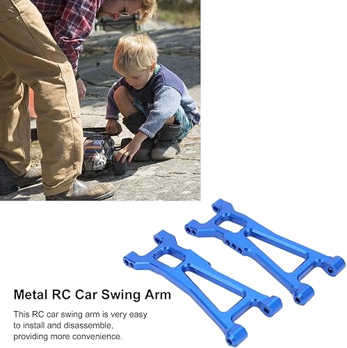 Miniatura 3 de Brazo oscilante de coche RC, aleación de aluminio de alta dureza RC Car Front Rear Swing Arm Fit para 1/16 Control remoto para HBX 16889