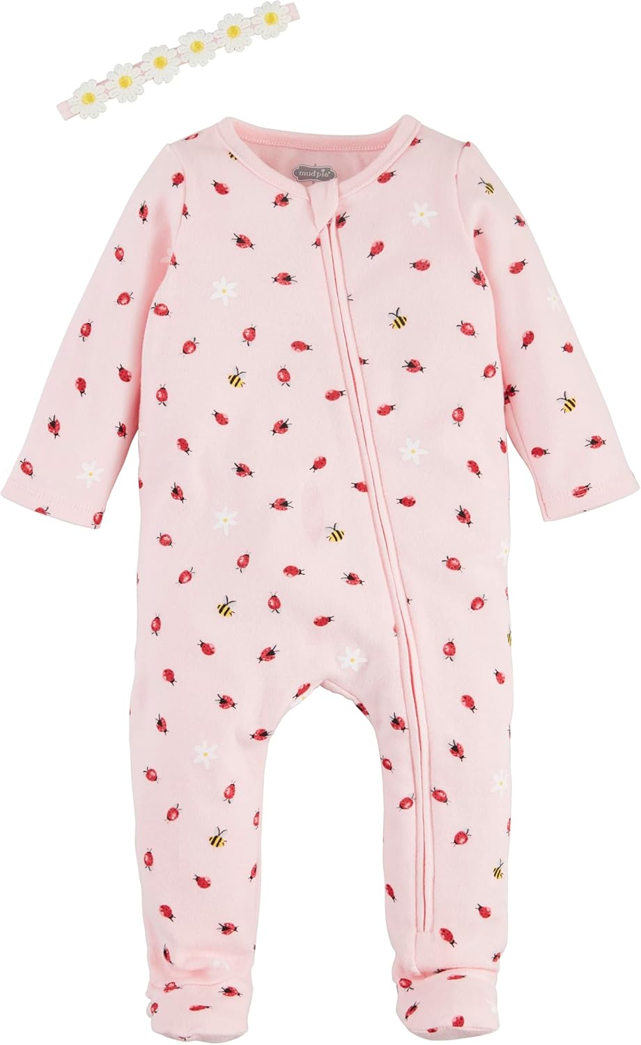 Mud Pie Baby Girls' Mud Pie Children's Zip Sleeper