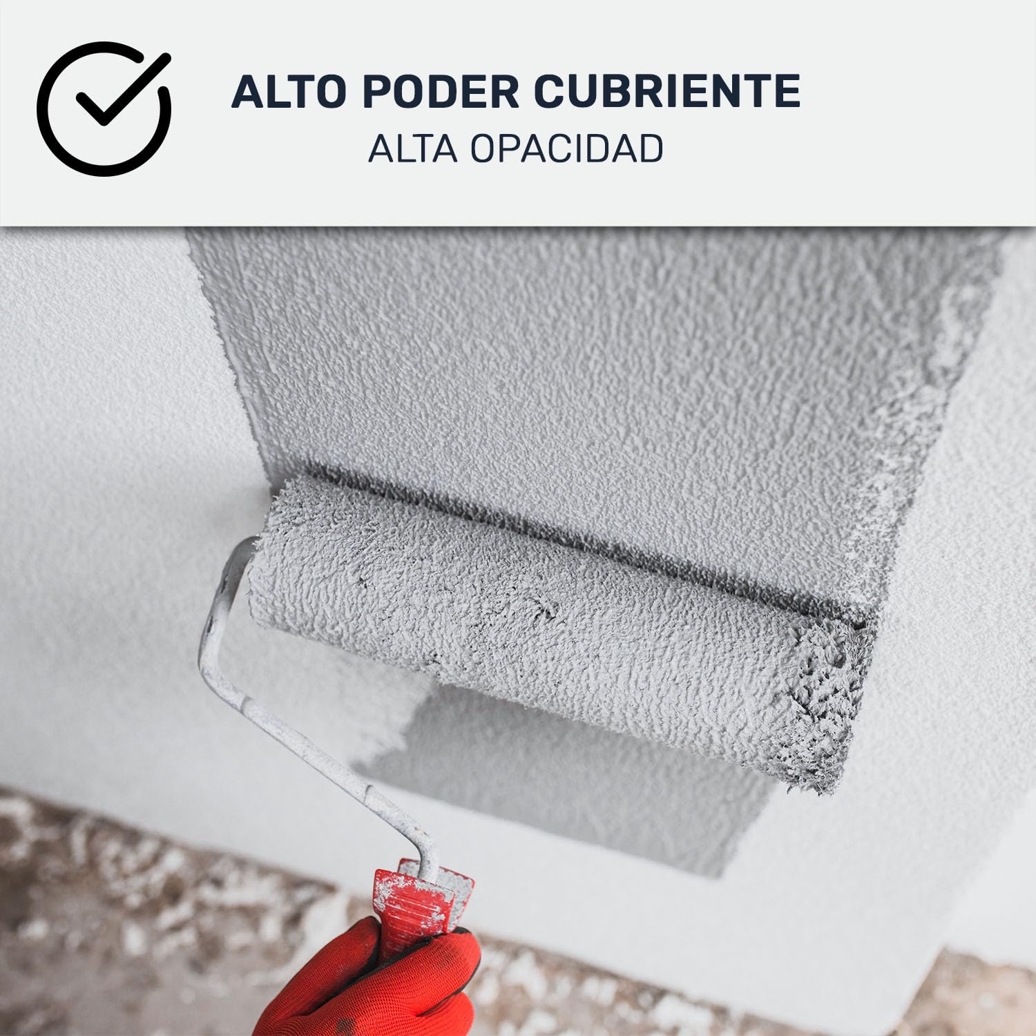 Pintura Pared Mate Lavable Acabado Aterciopelado - ARCADECO 2,5 L Blanco | Pintura Pared Mate, Acabado Aterciopelado, Alto Poder Cubriente, Lavable, Paredes y Techos - Arcane Industries