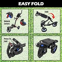 Vista 5 de V3 - Carrito de golf - Carrito de golf - 3 ruedas - Rueda delantera giratoria - Freno de mano - Ligero