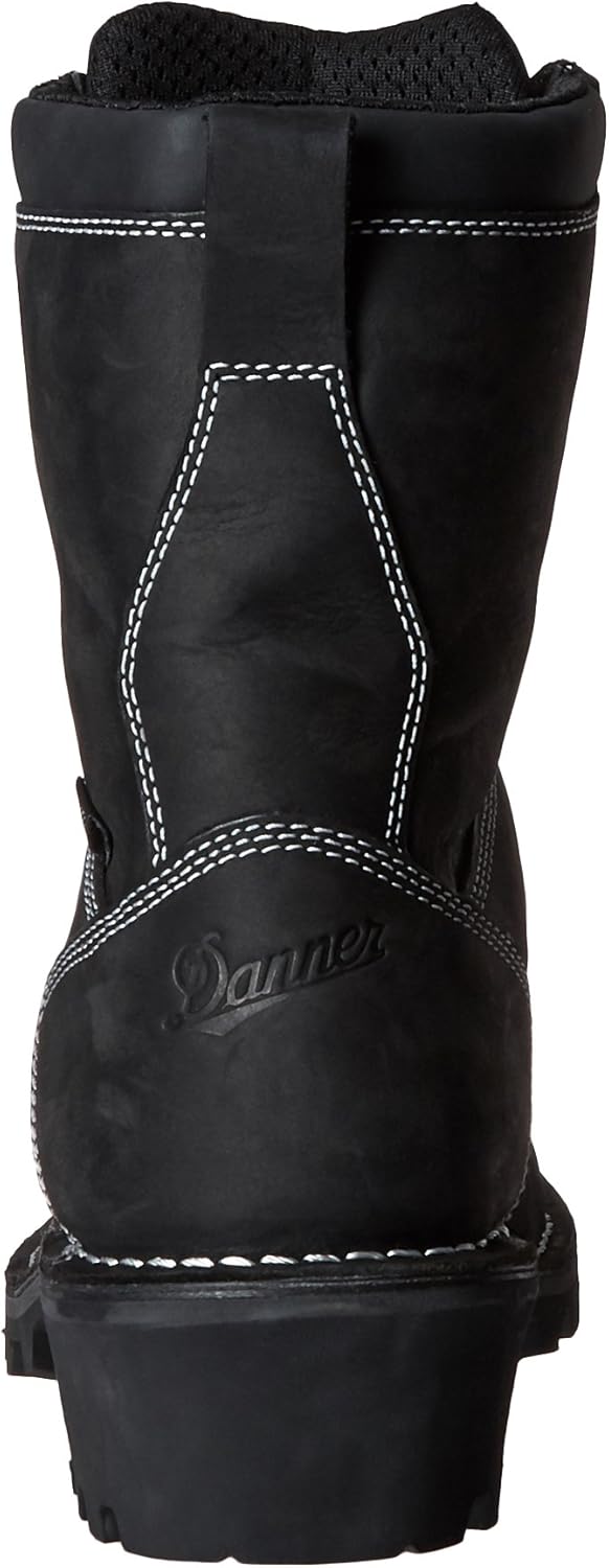 Danner Logger Boots for Men - Waterproof, Oiled Nubuck Leather on a Lightweight Platform with Vibram 360 Traction Outsole with 90-Degree Heel - Image 3