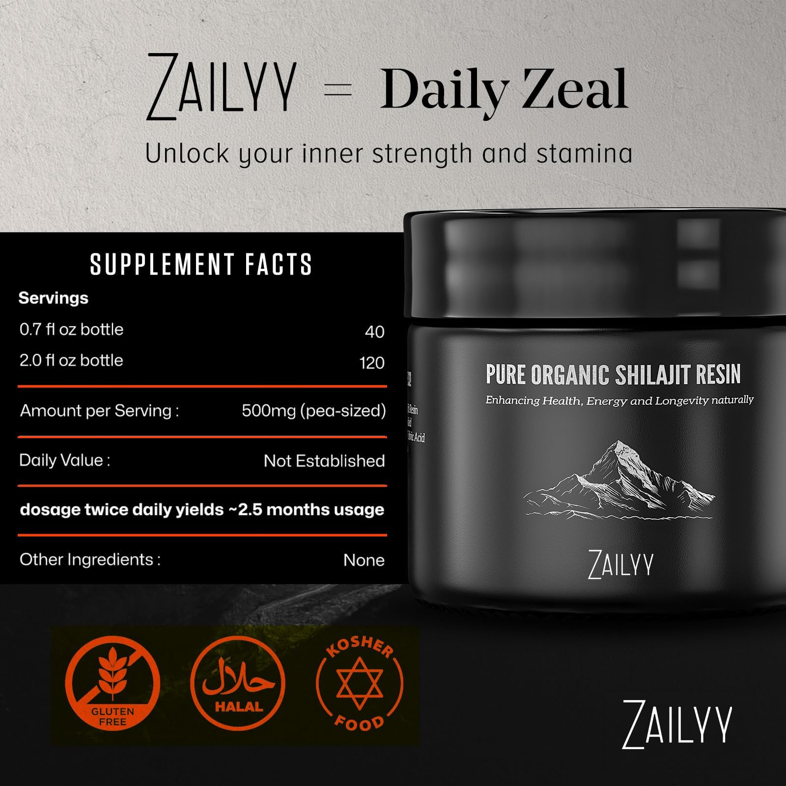 Organic Shilajit Resin | 800mg Supply | Lab Tested | Pure Organic Himalayan Shilajit for Men & Women | Natural Energy Booster with Fulvic Acid & 85+ Trace Minerals — Amazon image 9