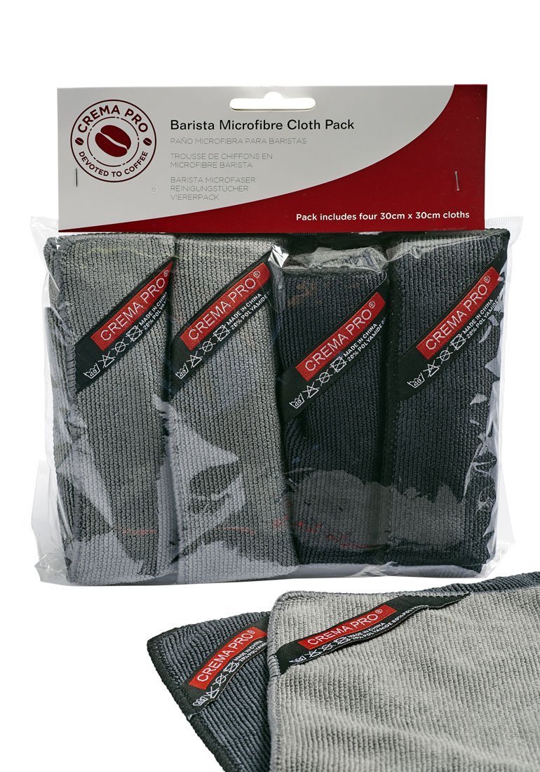 CREMA PRO Barista Micro Cloth 4 Pack 