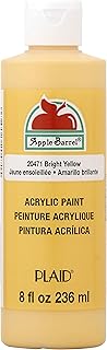 Apple Barrel Acrylic Paint in Assorted Colors (8 Ounce), 20471 Bright Ye...