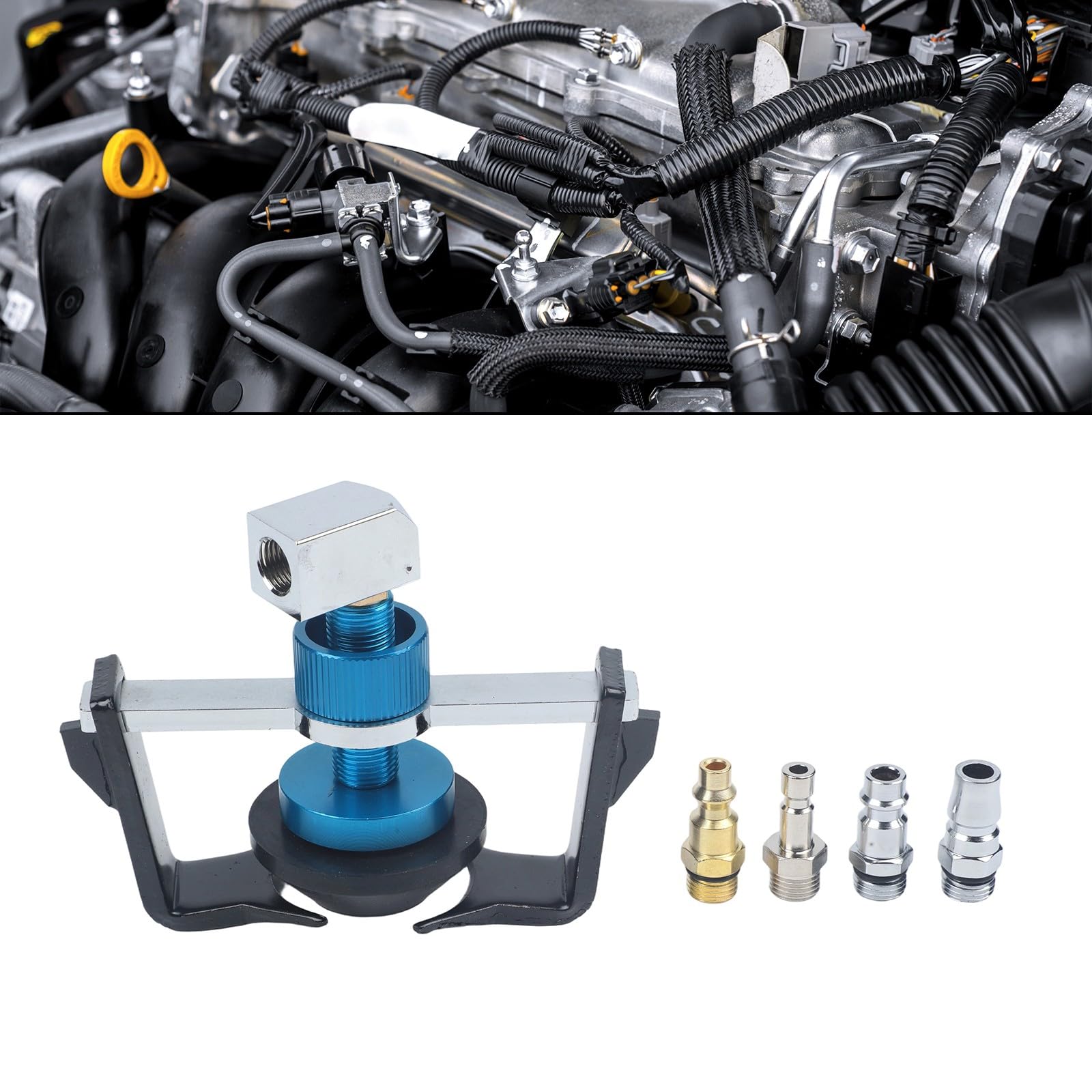 Adaptateur de purge de liquide de frein réglable 4 voies atelier auto