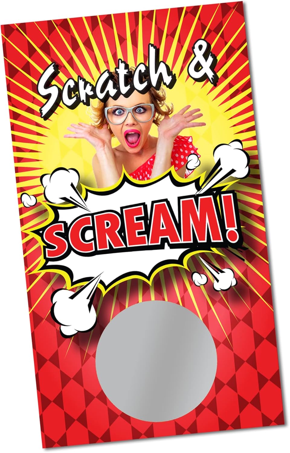 Scratch & Scream Scratch Off Cards - (30 Cards) - Customer Appreciation - Scratch Off Tickets - Employee Appreciation - Scratch & Win