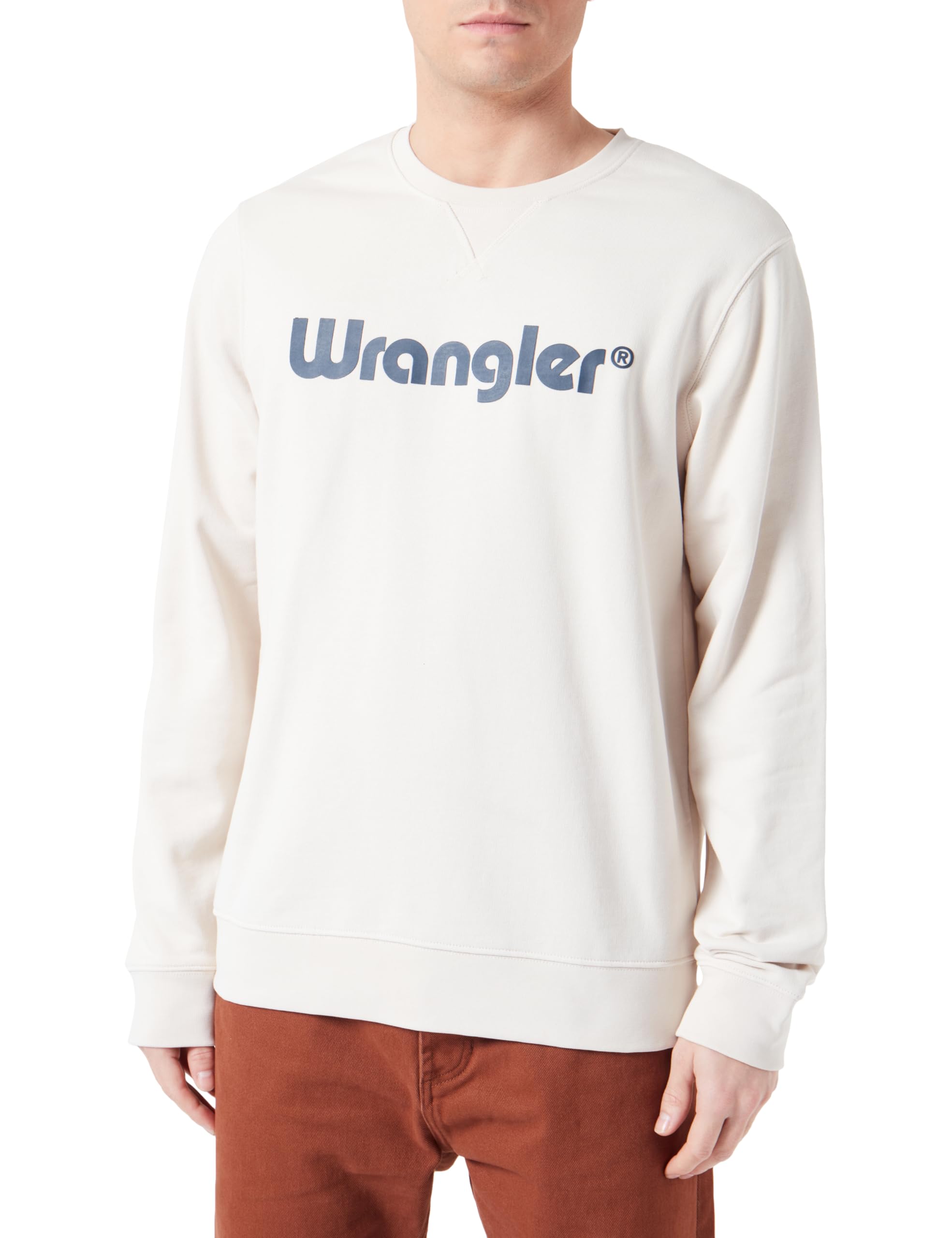 All Terrain Gear X Wrangler Logo Crew Sweat, Blu Navy, M-image