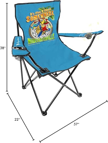 Miniatura 3 de Margaritaville - Silla plegable con altavoces inalámbricos, silla de playa con altavoces inalámbricos impermeables, tiempo de reproducción de 5