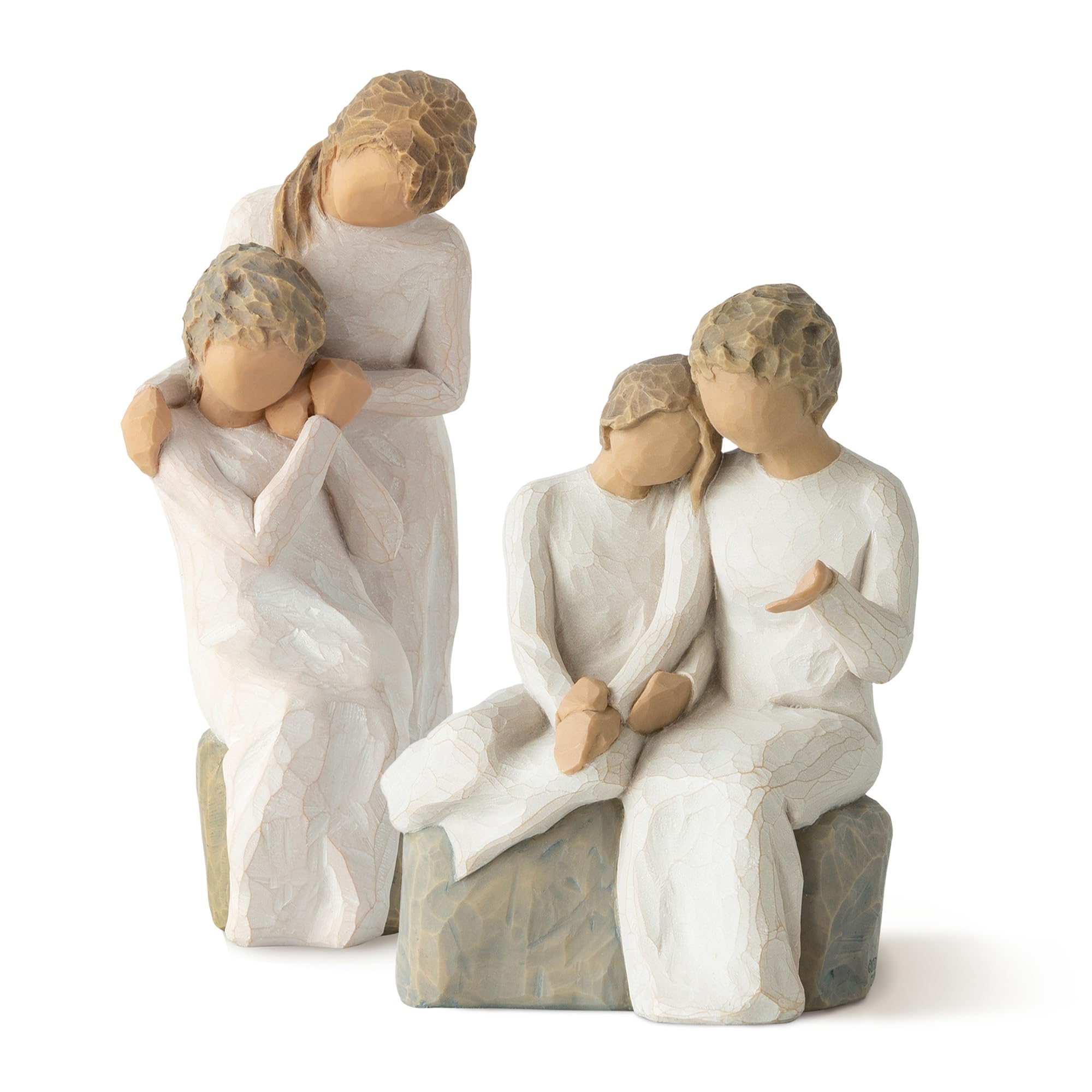 Willow Tree Loving My Mother Figure Plus with My Grandmother Figure, Sculpted Hand-Painted 2 Piece Set