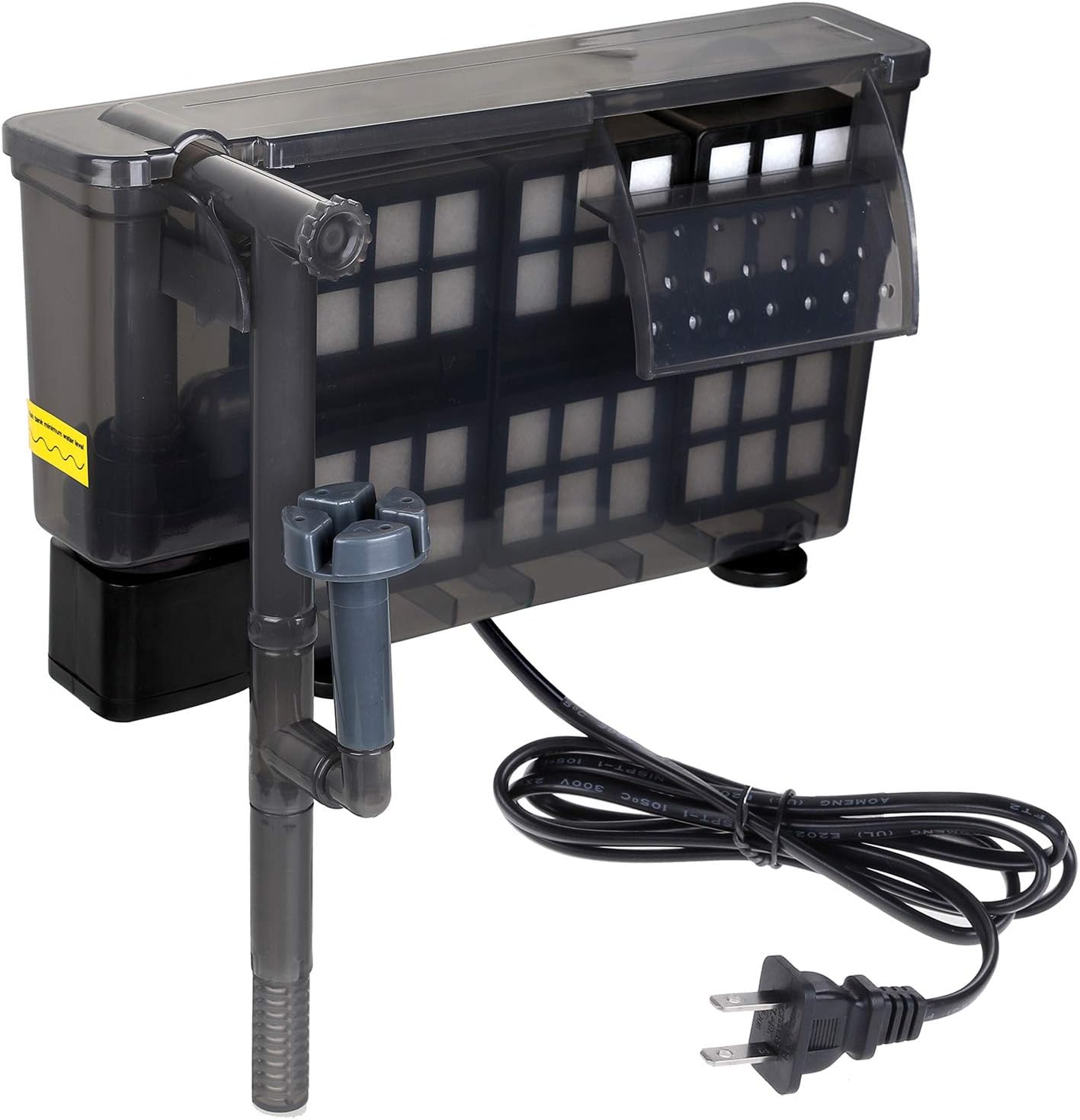 Zacro Aquarium Filter,FCC Certified Fish Tank Filter with Two Groups Forced Filter Box