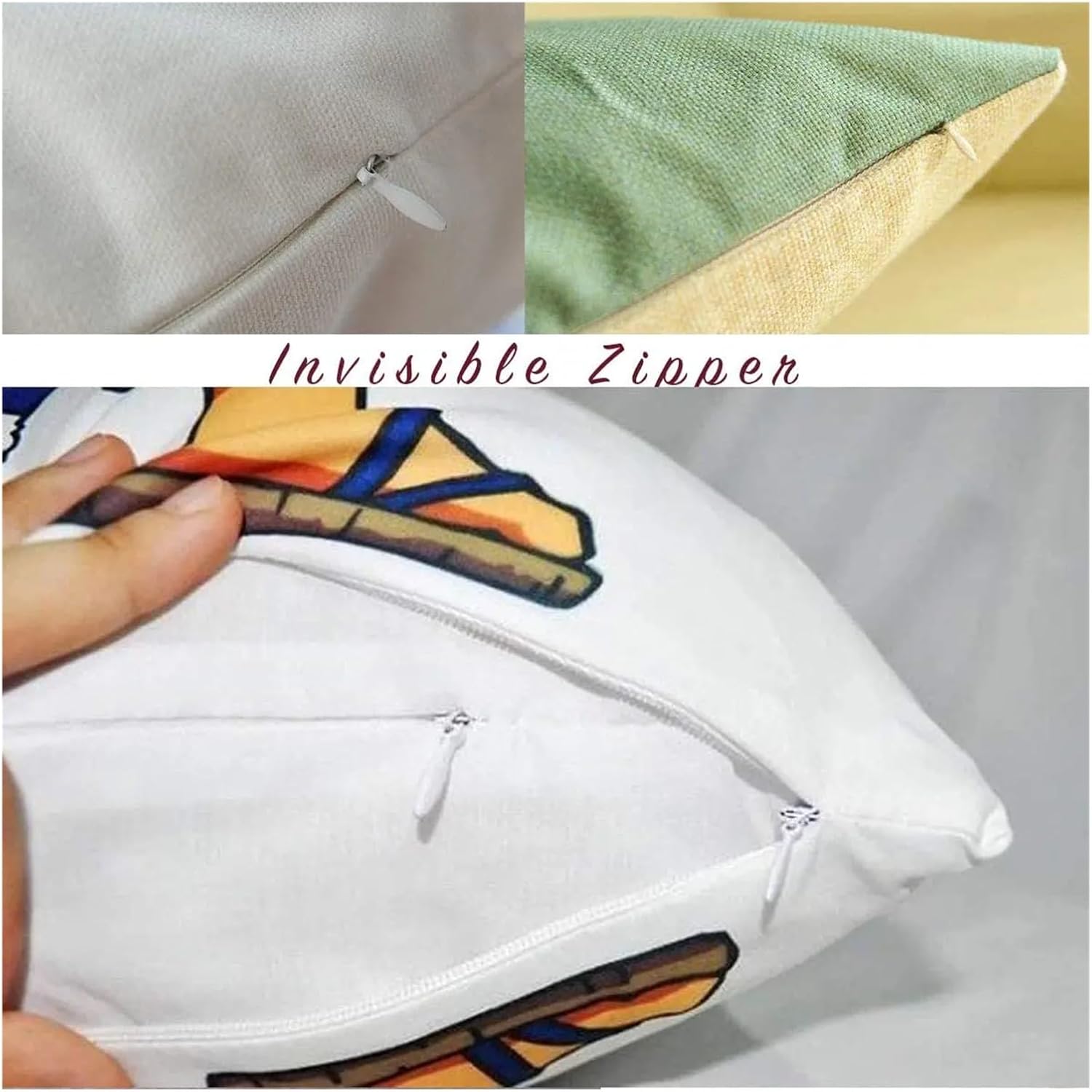 Invisible Zipper 40 Pieces of Invisible Nylon Zippers, Suitable for Clothing, Bulk Coil Zipper Pulls. for Sewing Crafts Pocket Pillow(Black)