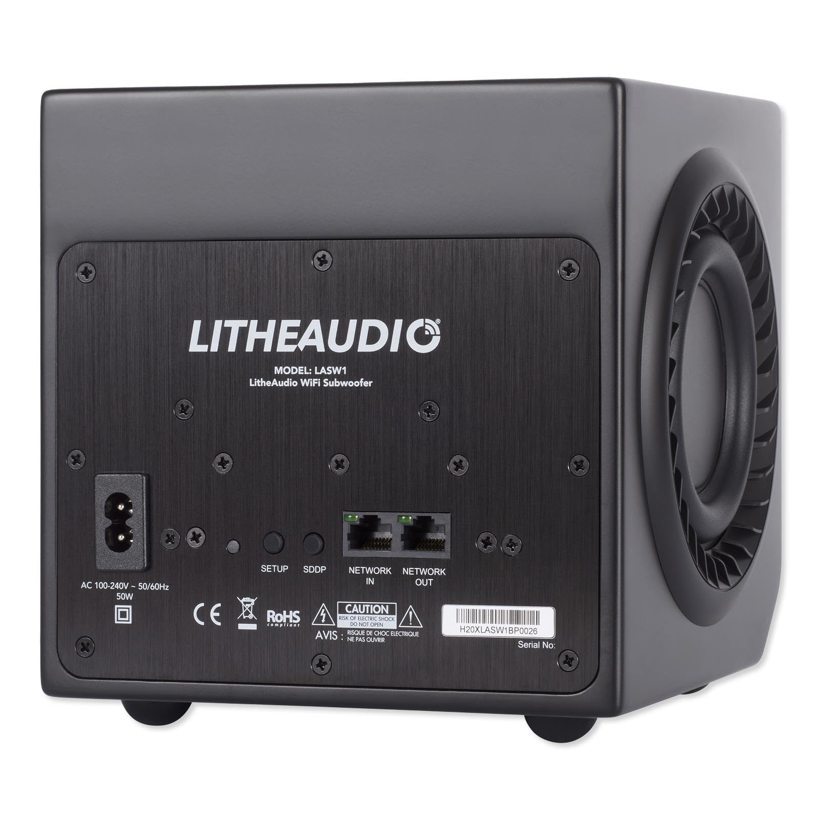 Lithe Audio 01675 Wireless Wi-Fi Micro Subwoofer