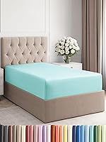 Vista 670 de King Fitted Bed Sheet - Bottom Single Fitted Sheet Only - Ultra-Soft Hotel Luxury Bedding w/ 8-16 Inch Deep Pockets - Breathable, Cooling & Wrinkle