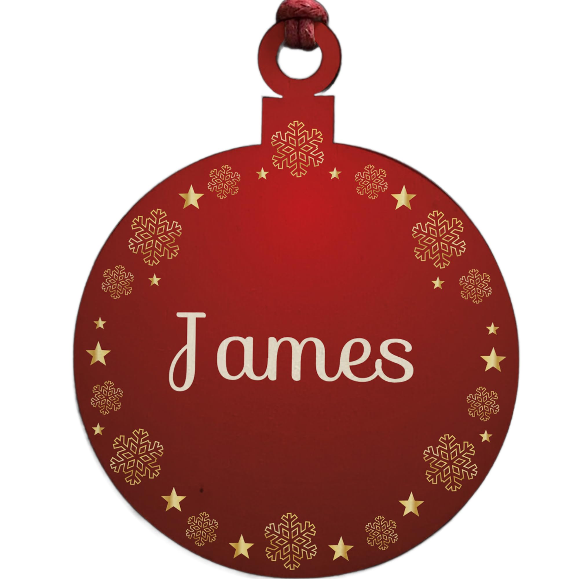 Red Ocean 1st First Christmas Bauble Personalised Babys 1st Christmas Decoration Bauble Gift