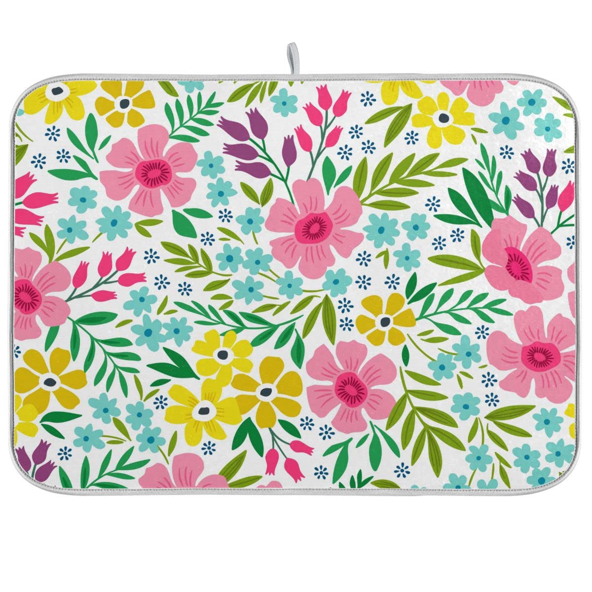 Blumen-Abtropfmatte Für Die Küche, 45,7x61 Cm – Saugstark & Dekorativ