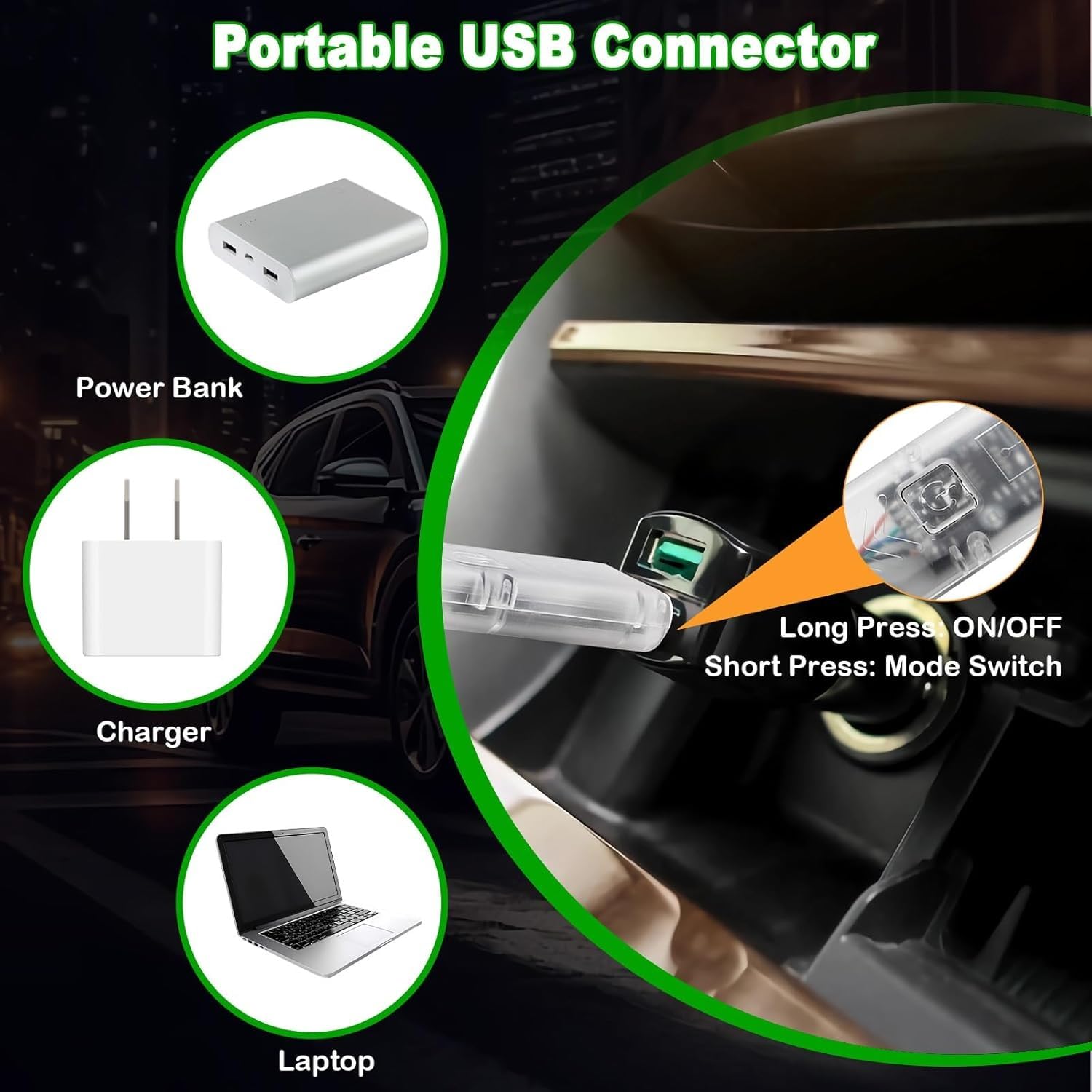 2PCS das böse auge, eine frontbrille das auto und es wurden die leds eingebaut: die leds 11. Die sats des suv pickup-truck rv