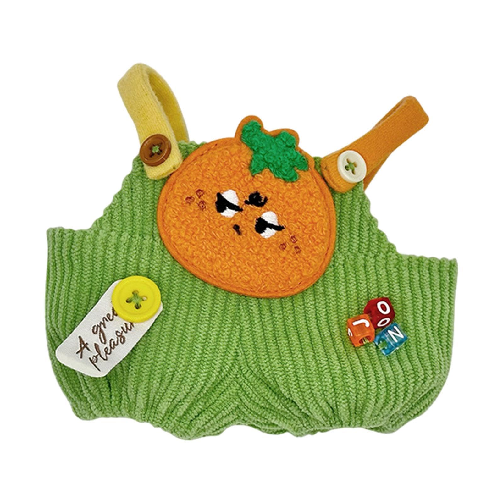 Enakshi® Mini Doll Pants Fruit Pattern Cute Doll Clothing for Party Toy Pendant Dolls 10cm Orange-image-28