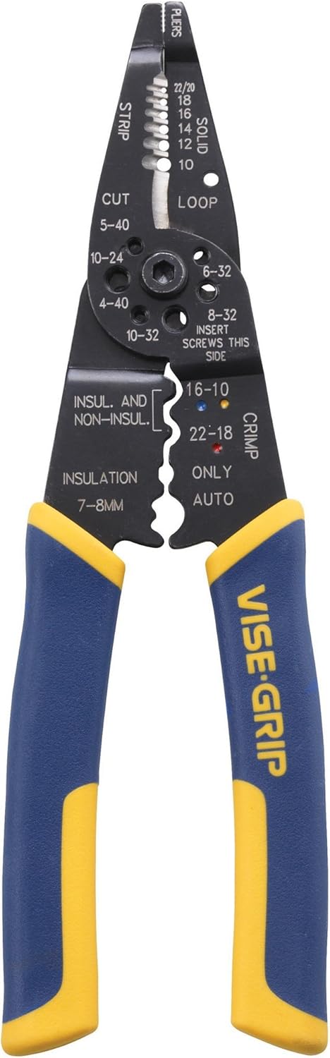 Irwin Vise-Grip 2078309 8" Multi Tool Stripper, Cutter and Crimper (Pack of 5)
