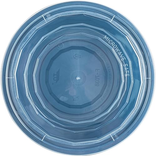 Miniatura 72 de Restaurantware Asporto - Cajas para llevar de 16 onzas, 50 recipientes de alimentos para llevar para microondas, tapas de plástico transparente Negro