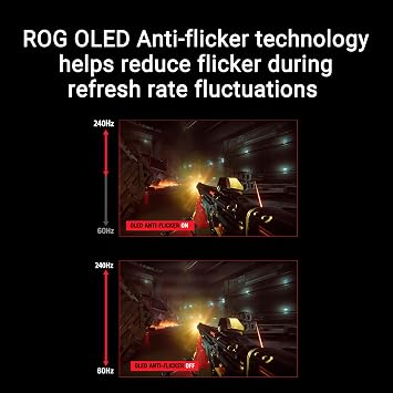 ASUS ROG Strix XG27AQDMES 26.5″ OLED 240Hz 0.03ms 2K QHD Adaptive Sync QD-OLED Pivot Gaming Monitör