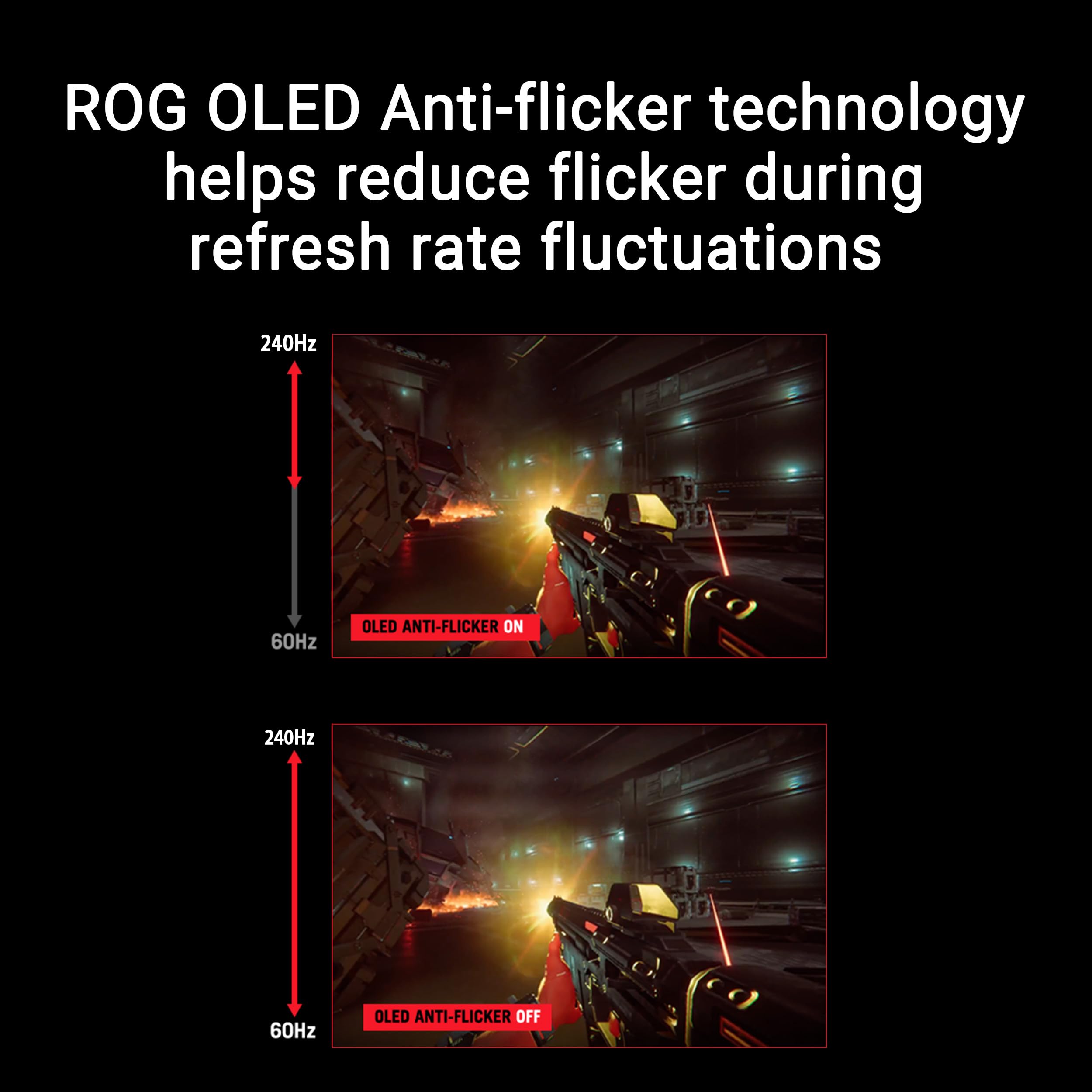 ASUS ROG Strix XG27AQDMES Gaming-Monitor 27 Zoll 1440p QD-OLED 240 Hz 0,03ms G-SYNC kompatibel 99% DCI-P3