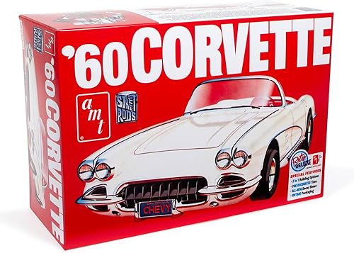 AMT 1960 Chevrolet Corvette Kit de modelo a escala 1:25