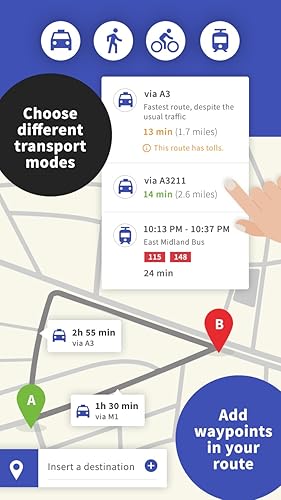 Better Maps. GPS Navigation. More location info. Offline Maps.