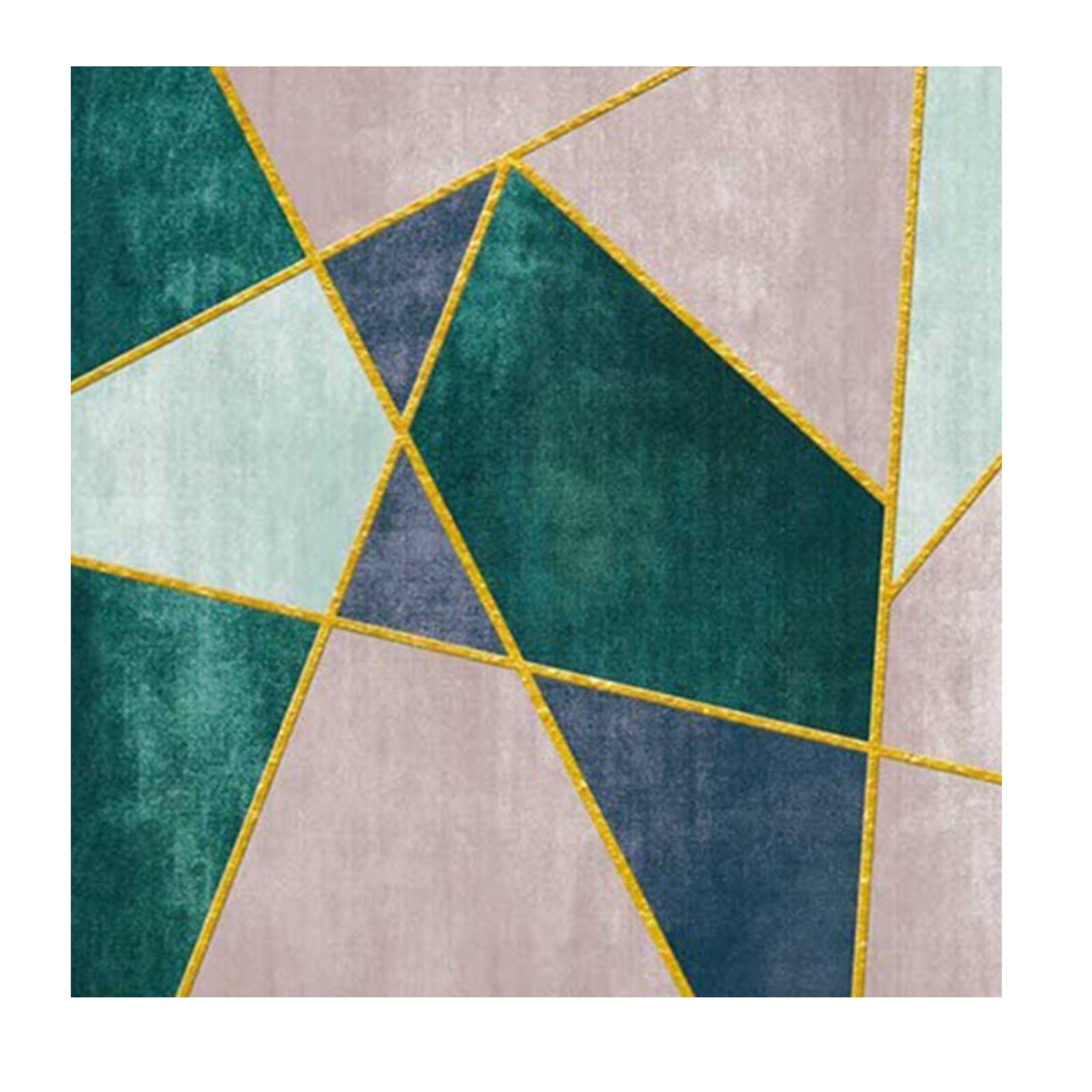 Tapis antidérapant vert 150x150 cm pour éviter les glissades