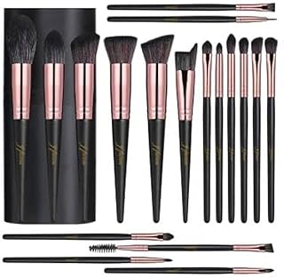 Juego de 18 brochas de polvo sintético de alt...