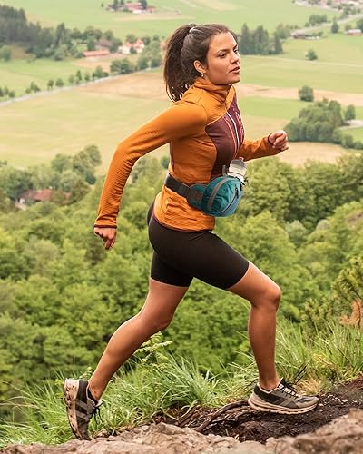 Miniatura 2 de WATERFLY Riñonera Riñonera Soporte para botella de agua de senderismo con correa para la cintura para mujeres y hombres, riñonera de hidratación