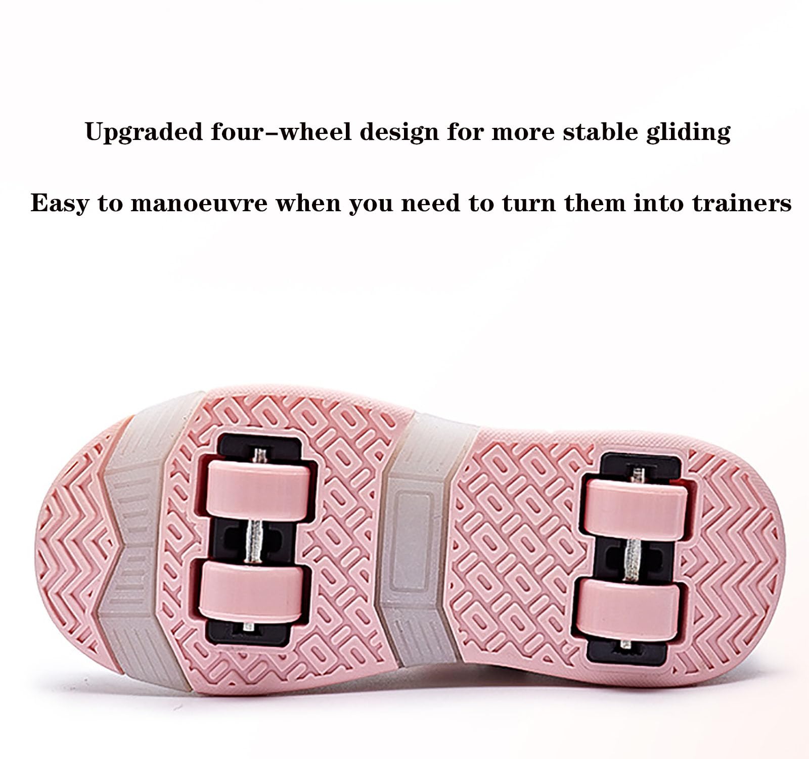 Unisexe Enfants LED Patins À roulettes Rétractable 4 Roues Enfants Chaussures De Skateboard Lumières Clignotantes Baskets De Course