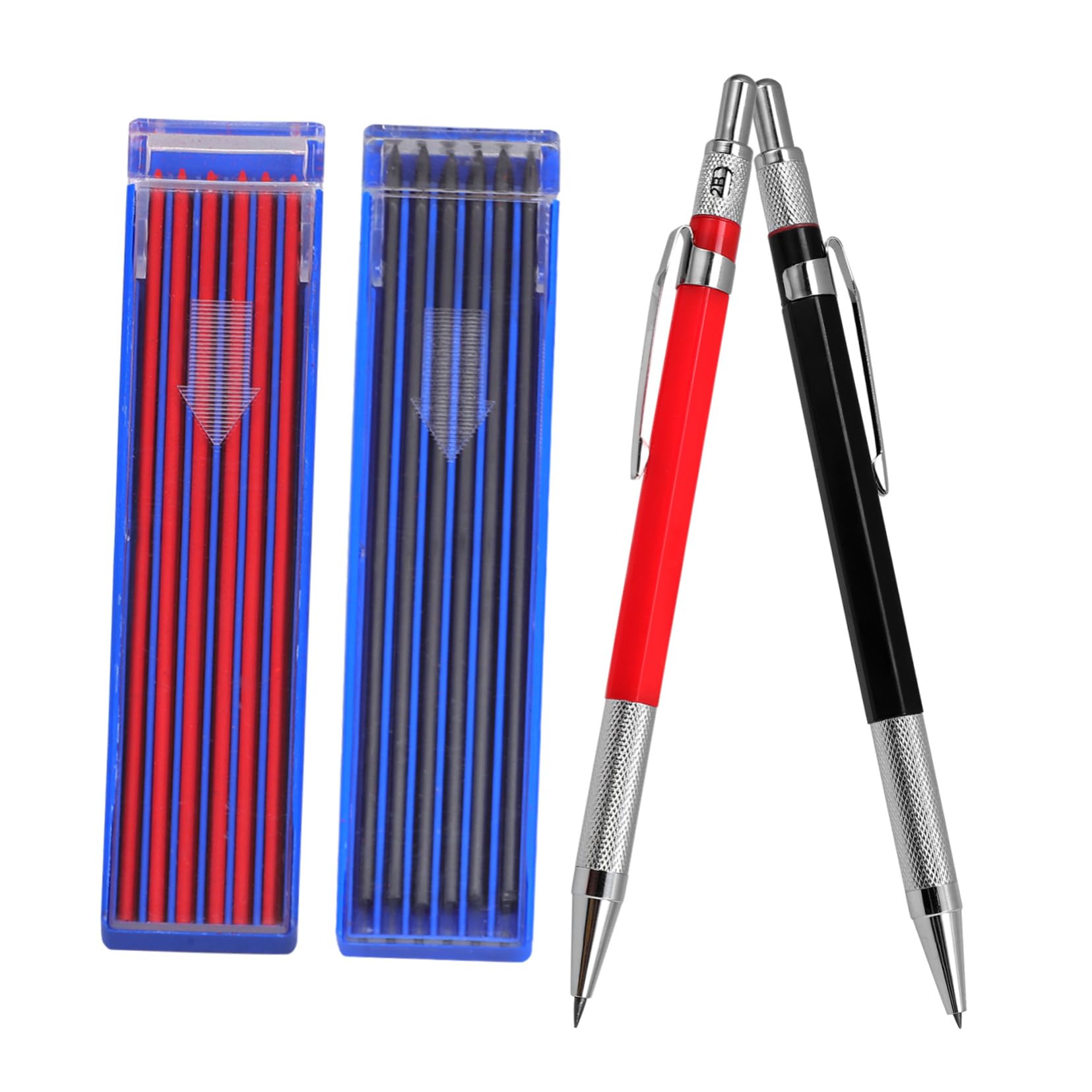 Operitacx 5 Set pennarello per falegnameria matite meccaniche matita portamine Matita meccanica 2.0 per scrivere da disegno tecnico studenti che scrivono penna Grafene