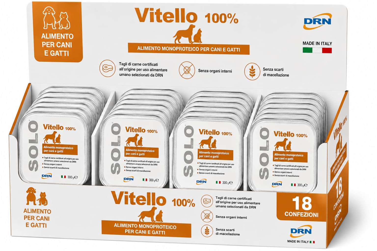 DRN SOLO VITELLO 300 gr - confezione da 18