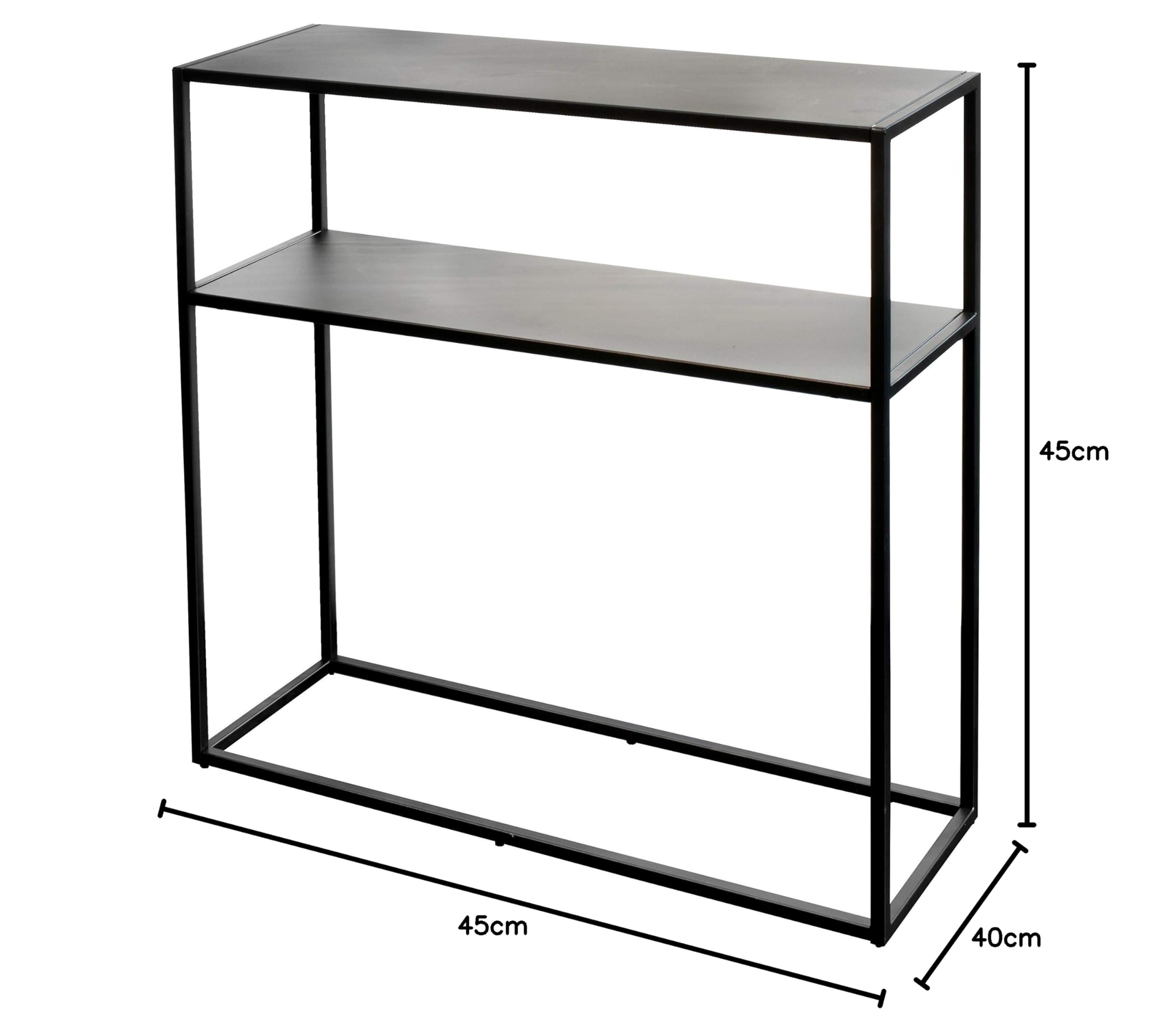 osoltus Raumteiler Cube Konsole Regal Sideboard Konsolentisch (schwarz Sideboard)