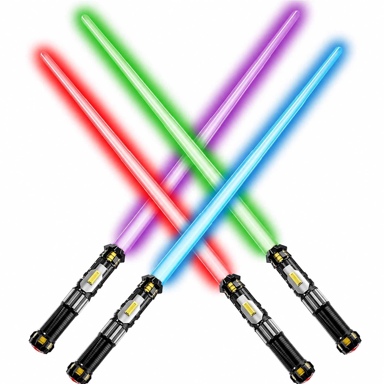Cawiew 4 Pack Light-Up Swords
