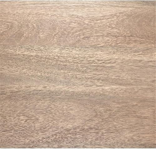 Miniatura 3 de Moti Sloane - Escritorio de madera maciza con 3 cajones y patas de hierro fundido, color beige