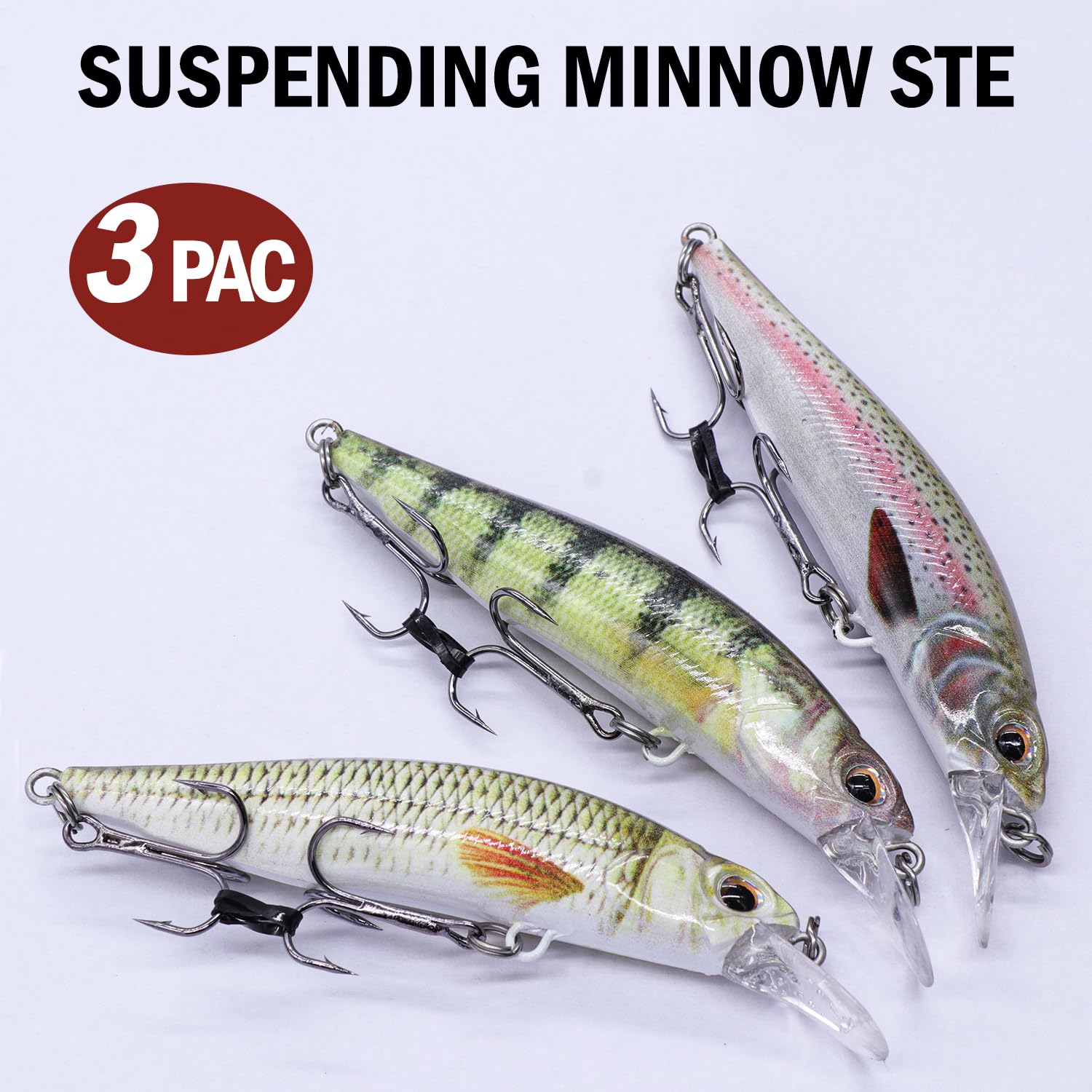 Peche Brochet Crankbait, 7.5 CM/12.0 G Avec Revêtement Bionique, Leurre Leurre Perche