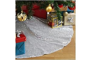 36 Inches Christmas Disco Ball Tree Skirt