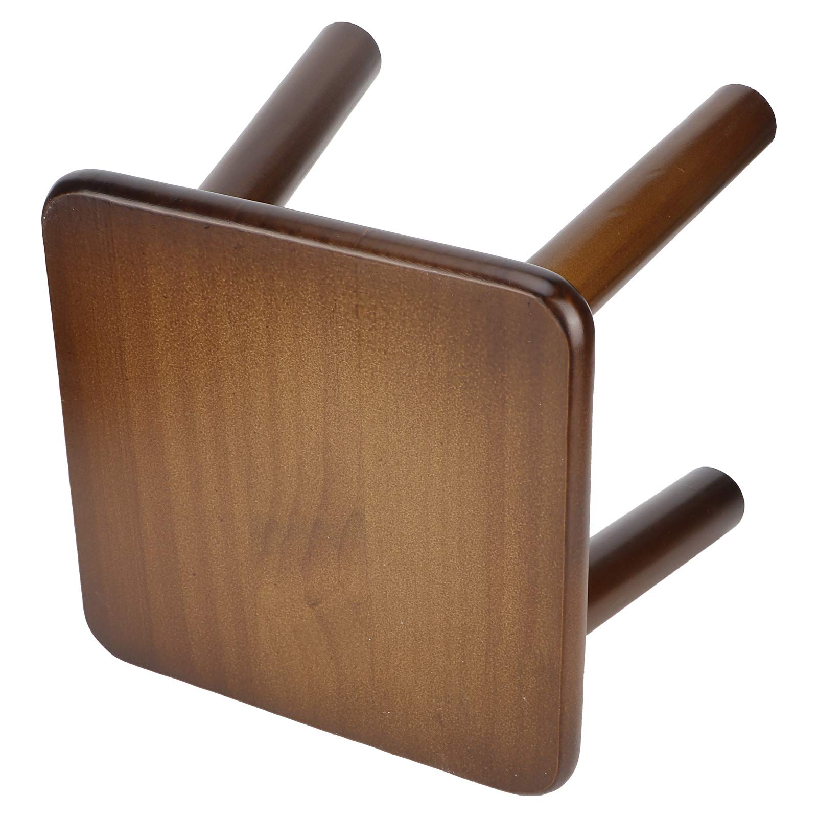 Keenso Una Paleta de Madera masiva: un Banco Infantil Multifuncional con Una Textura Pura Que Es Adecuada para Niñas (Taburete Cuadrado ensamblado Color Nogal)