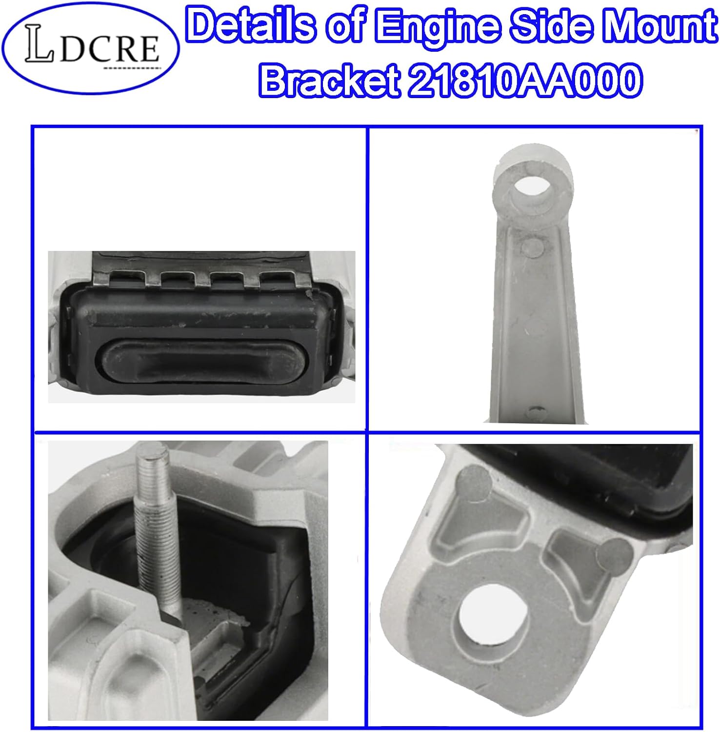 Engine Side Mount Bracket 21810AA000 Compatible with Hyundai Elantra 2021-2023 2.0L L4 Engine, Replaces 21810-AA000 21810AA000 , Engine Motor Mount Bracket Replacement