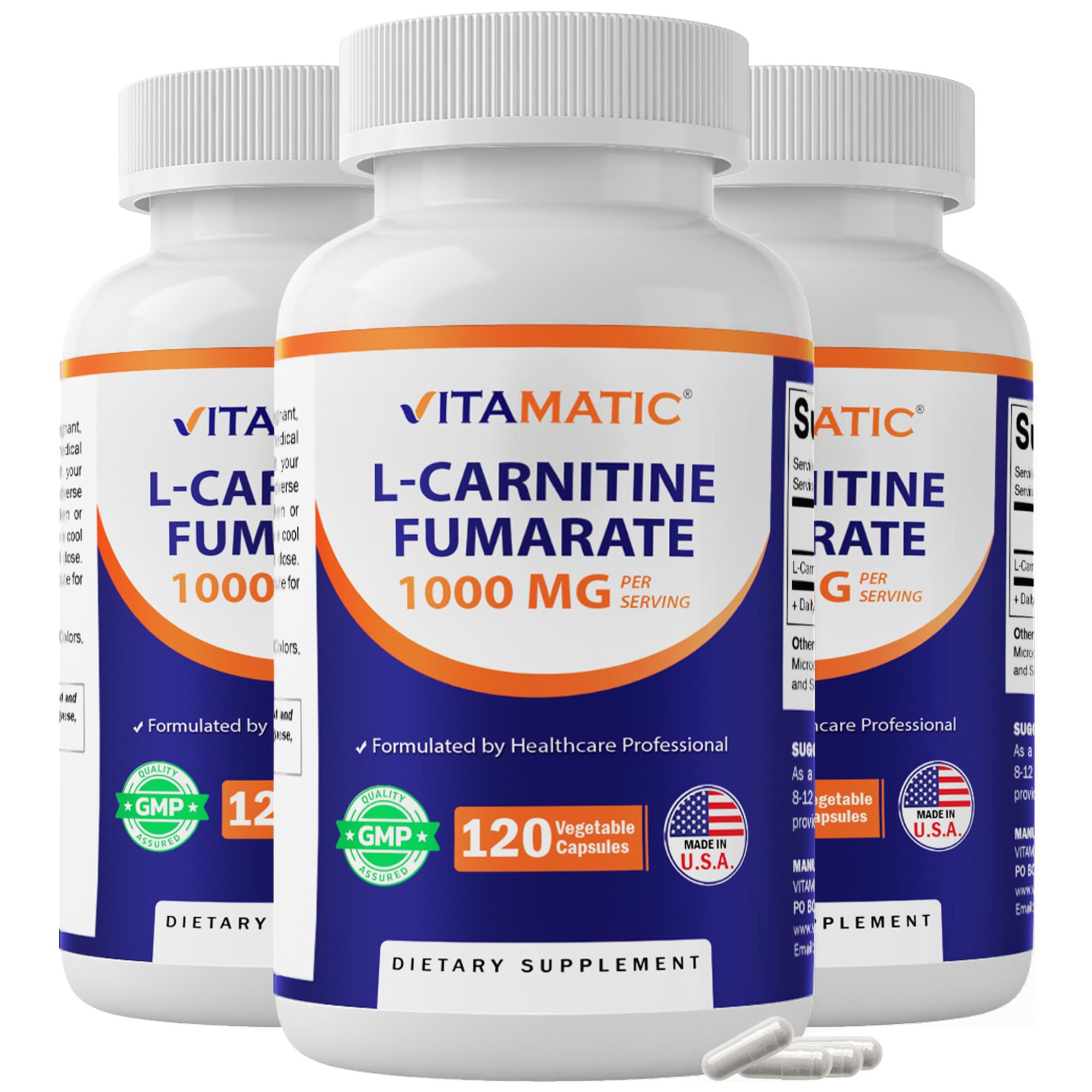 vistra cla & l-carnitine 1100 mg Amazon.com: Vitamatic L-Carnitine Fumarate 1000 mg