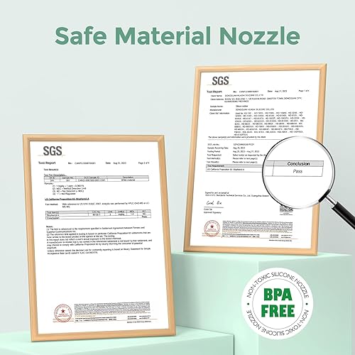 Miniatura 9 de Momcozy Aspirador nasal para bebé, grado hospitalario succión fuerte de 70 KPa y 9 niveles de succión succión succión de nariz, limpiador eléctrico