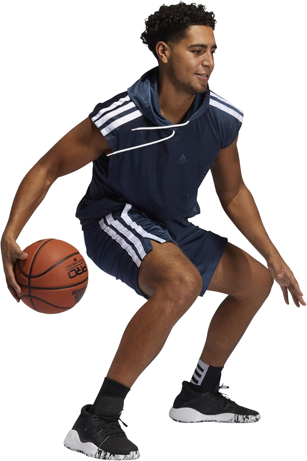 adidas Mens Summer Legend Shorts Crew Navy Large