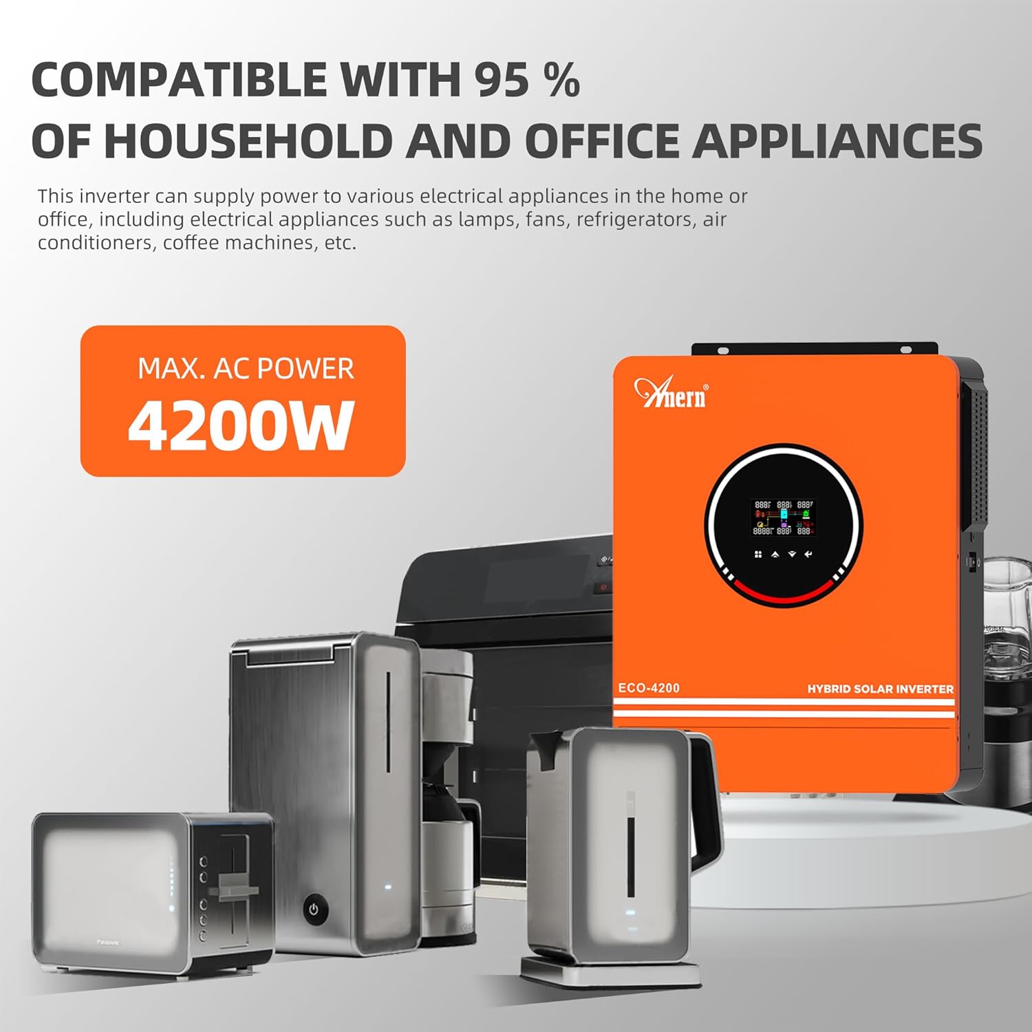 Anern ECO-4200 Inverter kompatibilan s raznim kućanskim i uredskim aparatima